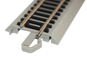 Cale ferata curba Bachmann E-Z Track 22 inch, Nickel-Silber, 4 bucati - Img 3