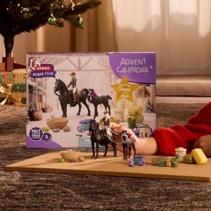 Calendare de Advent Schleich HORSE CLUB 2026 - 32 Piese, Araber Stute si Fohal - Img 3