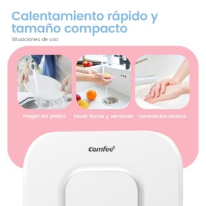 Calentator de apa electric COMFEE D15-20VEU(W)-FR, 15 litri, sub chiuveta, compact - Img 2