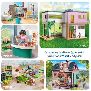 Camera de copii PLAYMOBIL MyLife 71610, 97 piese, din materiale reciclate - Img 6