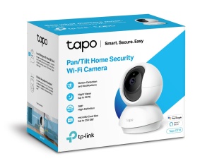Camera de securitate cu camera IP Wi-Fi TP-Link Tapo C210 (panoramare si inclinare a obiectivului, rezolutie de 3 MP, audio pe 2 cai, viziune nocturna de pana la 9 m, stocare locala de pana la 256 GB) alb/negru, 1 bucata (1 pachet) - Img 6