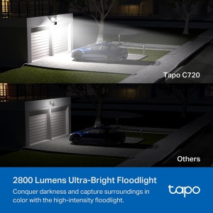 Camera de supraveghere exterior TP-Link Tapo C720, rezolutie 2K, lumina LED 2800 lm, IP65 - Img 3