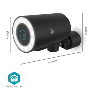 Camera de supraveghere Nedis WIFICO41CBK, 4K, Wi-Fi 6, IP65, Negru - Img 3