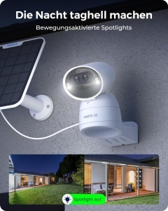 Camera de supraveghere Reolink 4K cu solar, 360 PTZ, 8MP, noapte color - Img 6