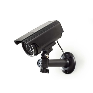 Camera de supraveghere simulata Nedis Bullet IP44, alimentare solara, neagra - Img 3