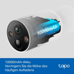 Camera de supraveghere Tapo C425, rezolutie 2K, baterie 10000 mAh, Wi-Fi - Img 4
