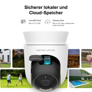 Camera de supraveghere TP-Link Mercusys MC510, 2K QHD, 360, IP65 - Img 7