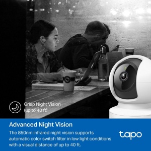 Camera de supraveghere TP-Link Tapo C202 360deg 1080P HD Detectare miscare Audio bidirectional - Img 6