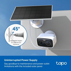 Camera de supraveghere wireless TP-Link Tapo C400 KIT 1080p Solar Night Vision IP65 - Img 2
