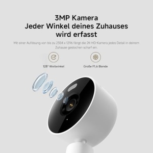 Camera de supraveghere Xiaomi Smart Camera C100 2K HD Detectare Inteligenta Wi-Fi 6 - Img 3