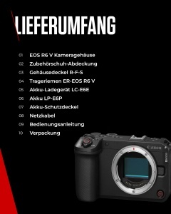 Camera foto Canon EOS R6 V, compacta, 7K RAW Video, stabilizare imagine - Img 9