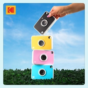 Camera foto instant Kodak Printomatic 10MP Tehnologie ZINK Albastra - Img 8