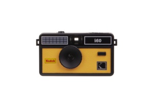 Camera foto reutilizabila Kodak i60 Retro Stil cu blitz integrat galben