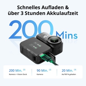 Camera portabila DJI Osmo Nano Standard Combo 64GB, 4K, senzor 11.3 - Img 7