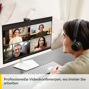 Camera video Jabra PanaCast 20 4K - Webcam cu inteligenta artificiala, zoom inteligent, optimizare lumina - Img 2