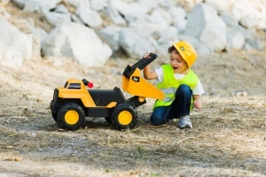 Camion de constructie CAT Play and Ride, 2-in-1, cu efecte de lumina si sunet - Img 5