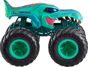Camion de jucarie Hot Wheels Colossal Mega-Wrex, roti mari, detalii luminoase - Img 5