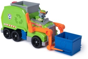 Camion de reciclare PAW Patrol cu figura Rocky, 4 in 1, pentru copii de la 3 ani