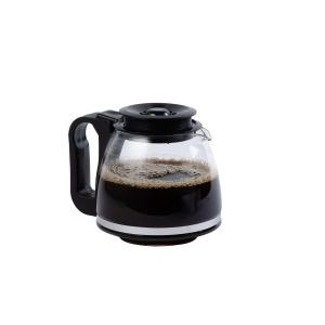 Cana de cafea Fackelmann 20997, 9-12 cani, neagra, din plastic si sticla - Img 5