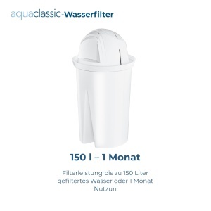 Cana filtranta Wessper D4 Borosilicat 2L cu LED, 5 filtre Classic - Alb - Img 5