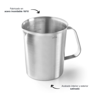 Cana gradata Lacor 62745 otel inoxidabil 05 L BPA-free gradatii precise - Img 3