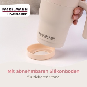 Cana izotermica Fackelmann x Pamela Reif 420 ml, inox, pastell beige - Img 6