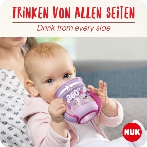 Cana NUK Mini Magic Cup 360deg BPA Free 160 ml Set 2 buc pentru copii 6 luni - Img 3