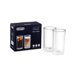 Cana termica DeLonghi DLSC325, set 2 bucati, 300 ml, borosilikat