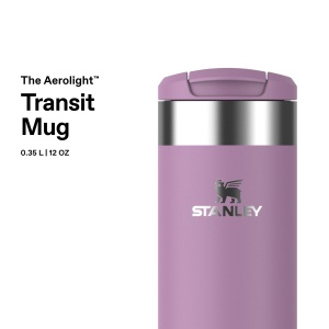 Cana termica Stanley Aerolight Transit 0.35L - Usor, Lilac, Izolare dublu perete - Img 3