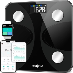 Cantar de baie digital RunSTAR cu display mare, analizeaza 13 valori esentiale