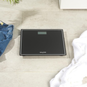Cantar de baie electronic Salter 9207 BK3R, capacitate 150 kg, sticla securizata, negru - Img 5