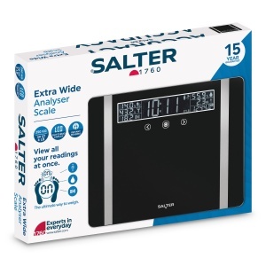 Cantar de baie Salter, 250 kg, extra lat, cu analiza compozitiei corporale - Img 7