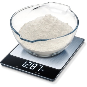 Cantar de bucatarie Beurer KS 34 XL, capacitate 15 kg, suprafata din inox, display Magic LED - Img 7