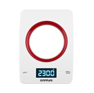 Cantar de bucatarie G3Ferrari G20071, 5 kg, cu display iluminat, alb - Img 3