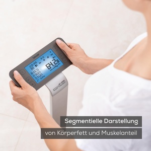 Cantar de diagnostic Beurer BF 1000 SuperPrecision, cantar precis de baie pentru analiza intregului corp cu aplicatie, masurarea procentului de grasime viscerala, afisarea separata a partilor individuale ale corpului - Img 4