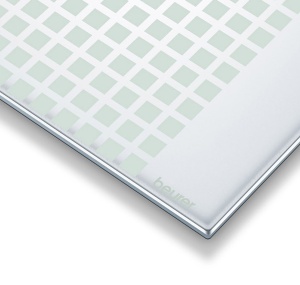 Cantar digital Beurer GS 206 Squares 150 kg Sticla securizata Gri - Img 6
