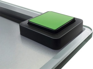 Cantar digital compact Soehnle Style Sense pentru 300 de persoane cu banda de rulare foarte mare, cantar cu afisaj LCD usor de citit, cantar de baie cu design extraplat, cantar de caroserie din sticla securizata - Img 6
