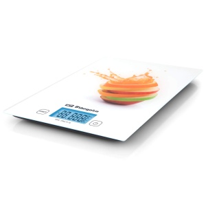 Cantar digital de bucatarie Orbegozo PC 2025, 20 kg, touch, sticla securizata - Img 5