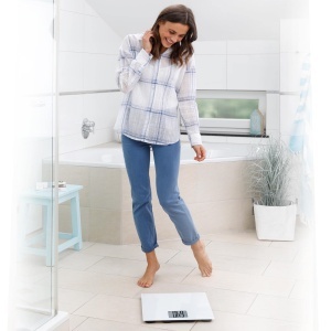 Cantar digital Medisana PS 470, capacitate 250 kg, display XL, alb - Img 3