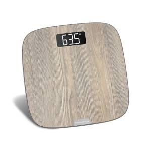 Cantar digital Rowenta Origin Light Wood BS1600 afisaj mare finisaj lemn capacitate 160 kg - Img 2