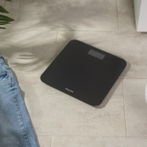 Cantar digital Salter 180 kg, display LCD, platforma din sticla securizata - Img 7