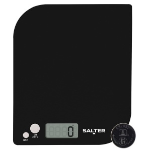 Cantar Electronic Salter Leaf, 5 kg, Functii Zuwiege si Nullstells, Negru