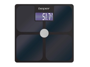 Cantar inteligent Beper P303BIP050, 21 indicatori corporali, Bluetooth, 180 kg, Negru - Img 4