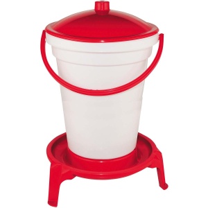 Cantar pentru pasari Kerbl 12L, din plastic, cu suport stabil - Img 3