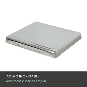 Capac de protectie pentru plita Jocca, otel inoxidabil, 52,5x60,5 cm, universal - Img 3