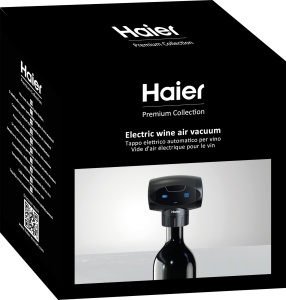Capac de vin electric Haier Premium Collection, pastreaza aroma pana la 7 zile, design elegant