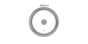 Capac universal Tescoma UNICOVER 28, 30, 32 cm din sticla si silicon - Img 6