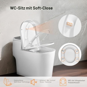 Capac WC GRIFEMA G951 - Duroplast, Antibacterian, 150KG - Img 5
