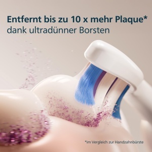 Capete de periuta Philips Sonicare S2 Sensitive HX605487 Alb Set 4 bucati - Img 4