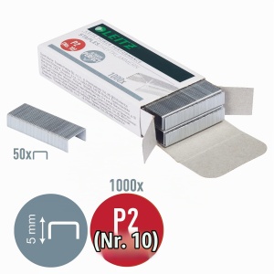 Capsatoare Leitz Power Performance Nr. 10, Verzinkt, 20 x 1000 bucati - Img 2